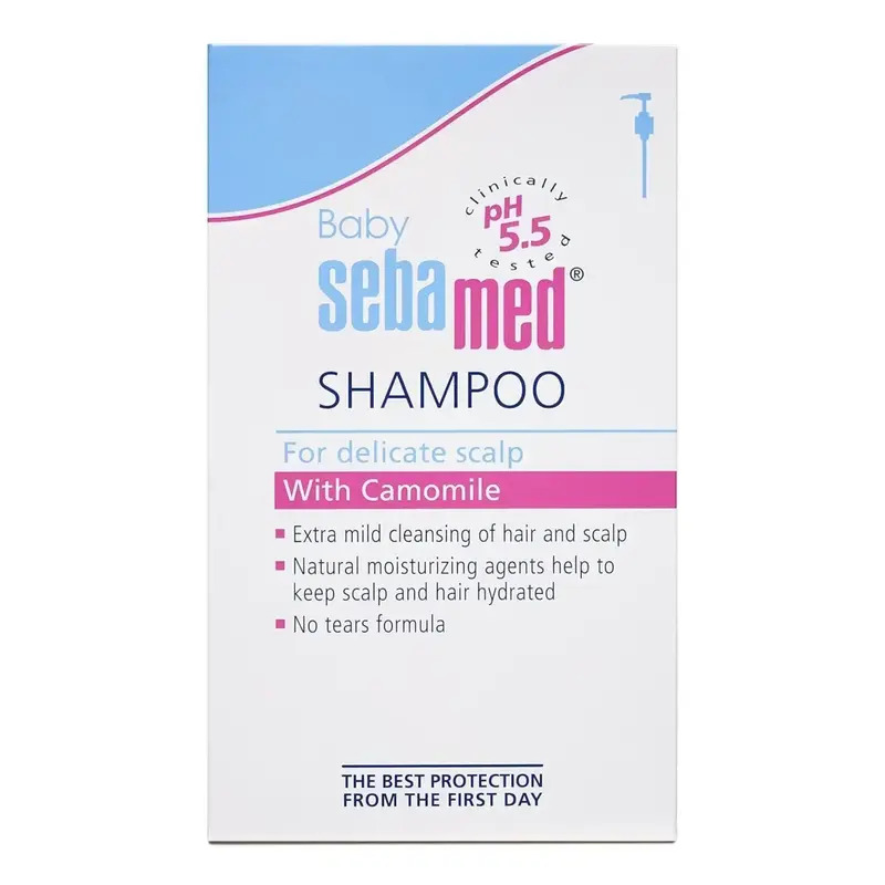 SEBA MED BABY  SHAMPOO WITH CAMOMILE PH 5.5 200 ML
